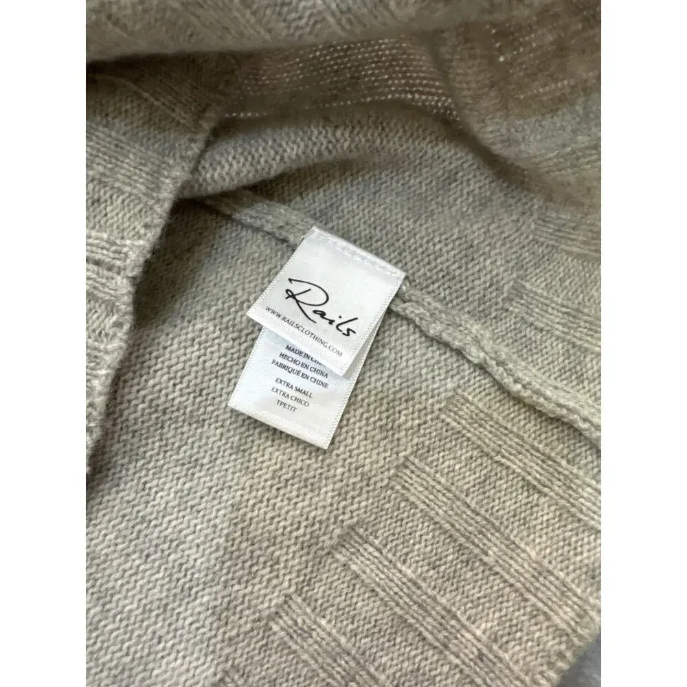 New Rails Joanna Heather Grey Sweater Cashmere/Wool blend size XS - Picture 7 of 13